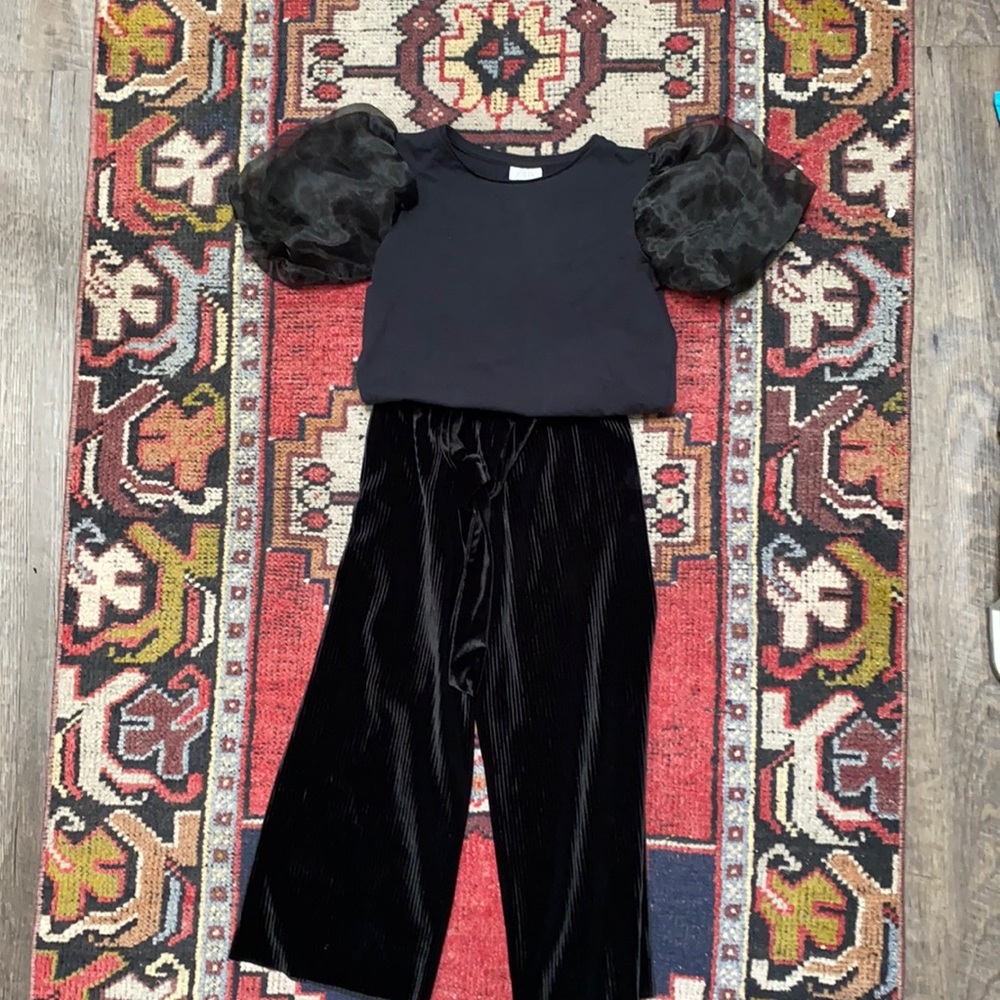 Girls Zara Top and pants